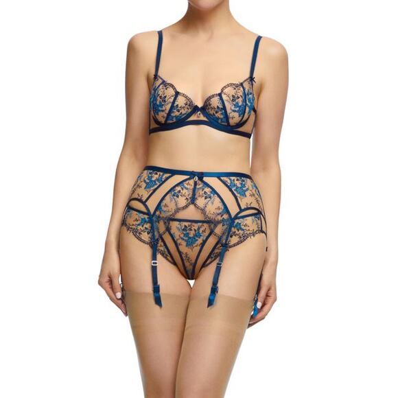 Dita Von Teese Femmoiselle 3-Piece Set | Bra 34B + G-String XS + Suspender S - Picture 2 of 8